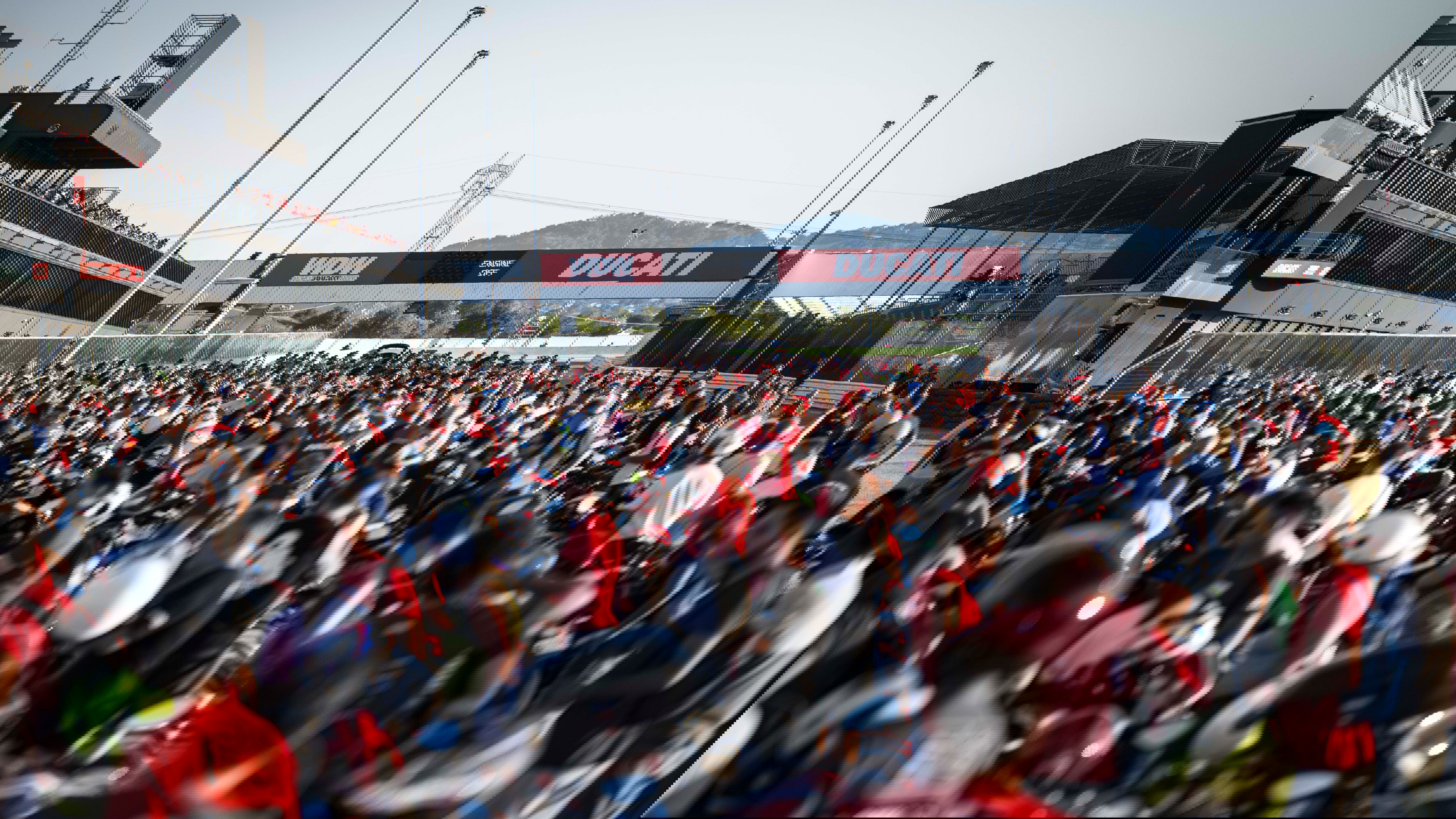 The crowds at World Ducati Week 2024